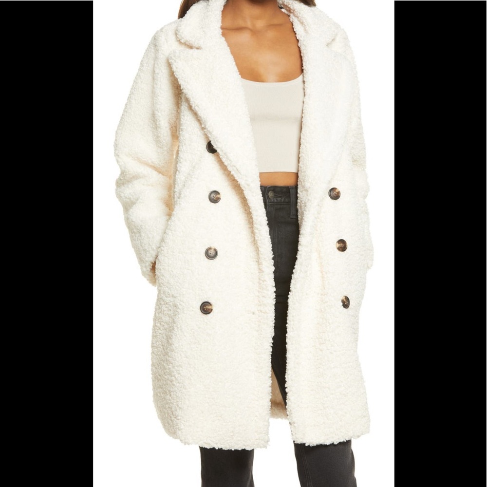 BLANKNYC Teddy trench coat. Womens size L